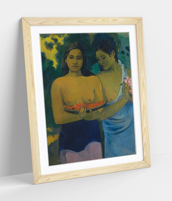 Framed Wall Art - Paul Gauguin Two Tahitian Women Print | Handmade UK Poster