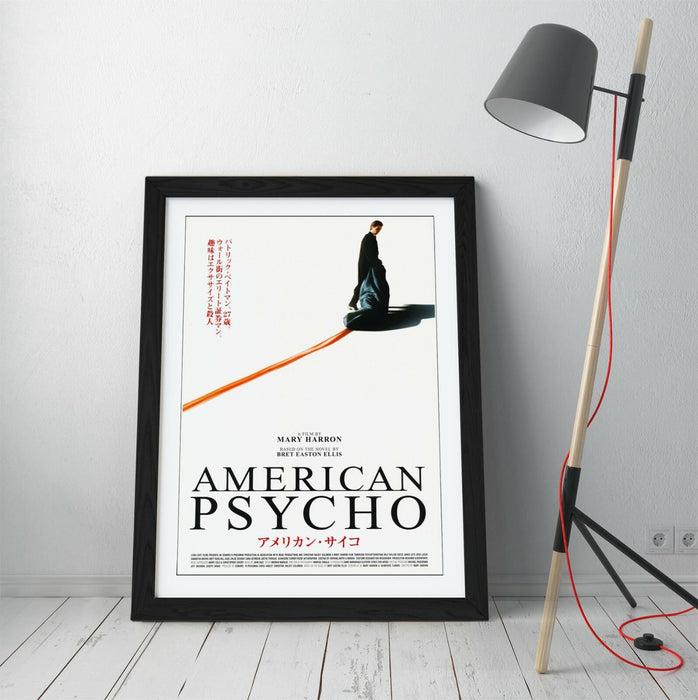 American Psycho Film Poster – Framed Wall Art | Handmade UK Art Print
