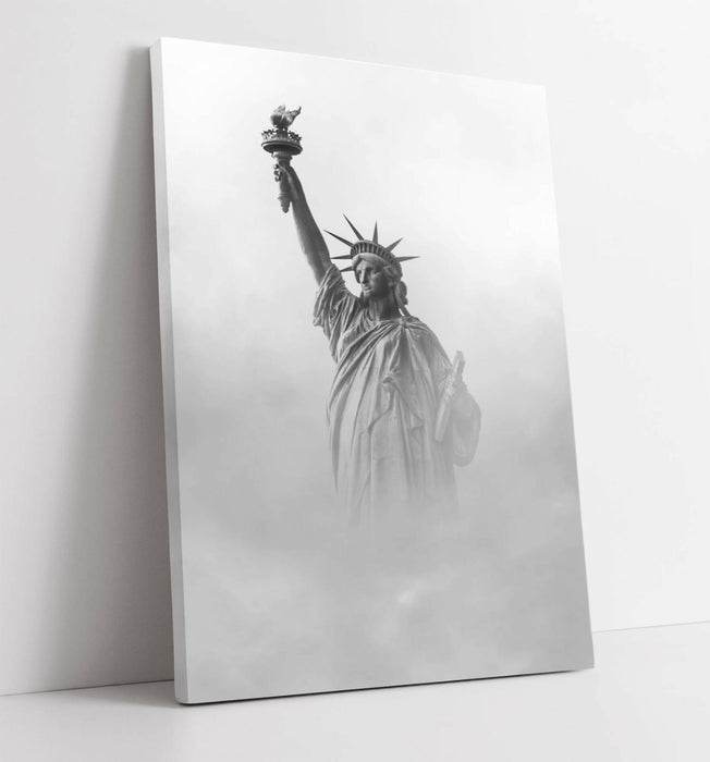 Statue Of Liberty Canvas - Premium Varnish Finish 30mm Deep Frame Wall Art Print