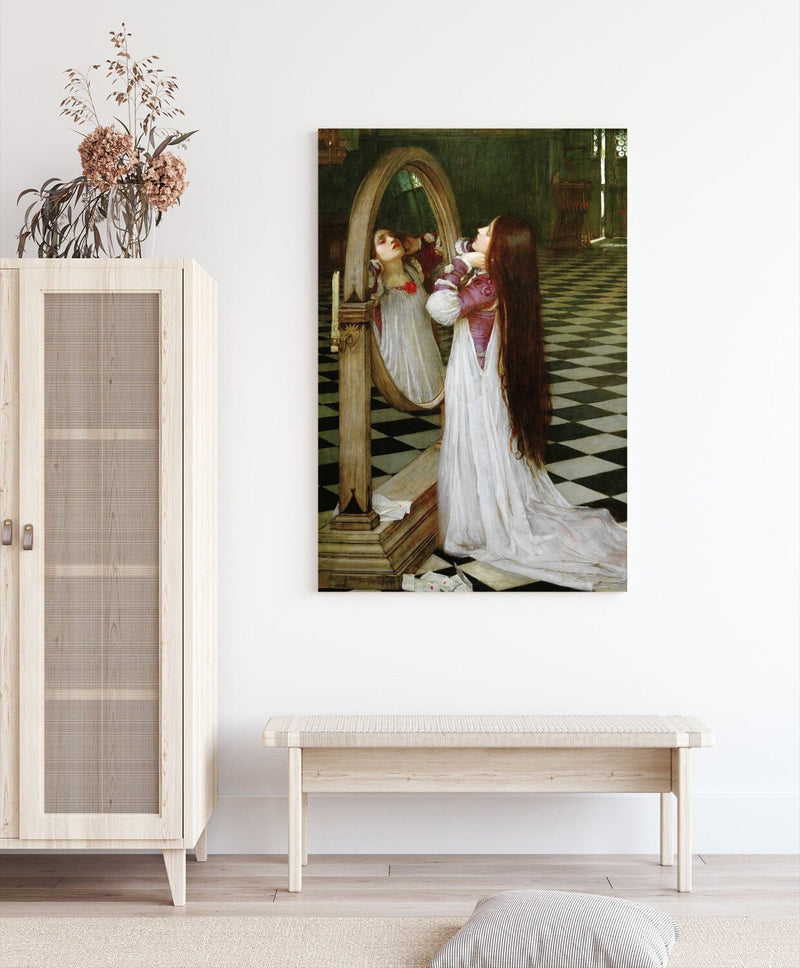 Canvas Wall Art – Framed Canvas Print of John W Waterhouse Mariana in the South