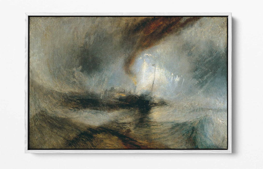 Canvas Wall Art | J M W Turner Art Print - Float Effect Canvas, Premium Frame