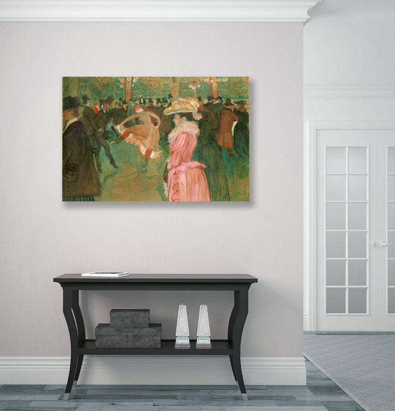 Moulin Rouge Canvas Art – Framed Wall Art With Deep Frame & Vibrant Colors
