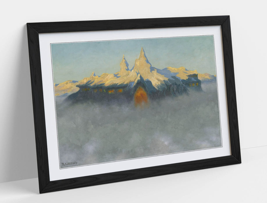 Framed Wall Art Poster – Theodor Kittelsen Soria Moria Palace Print | Handmade UK