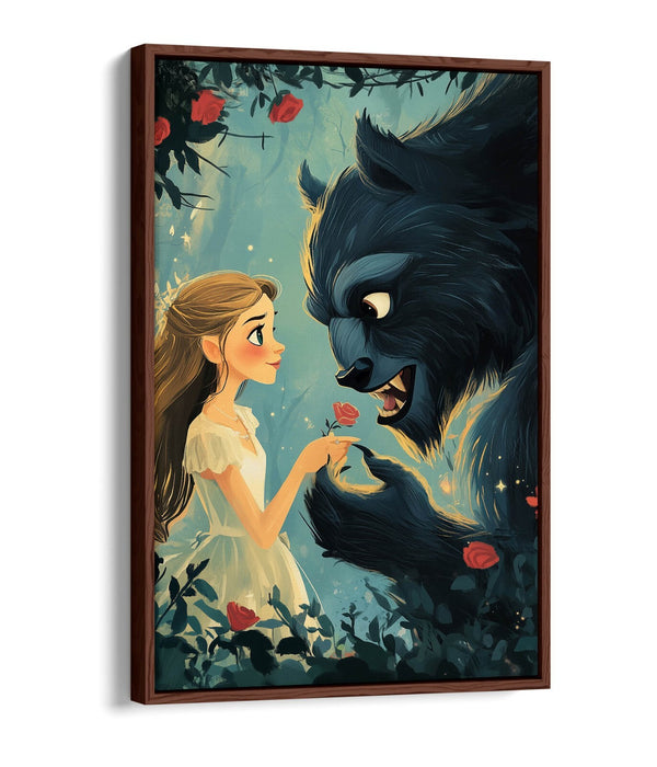 Kids Canvas Wall Art - Fairy Tale Bedroom Art | Float Effect Premium Print