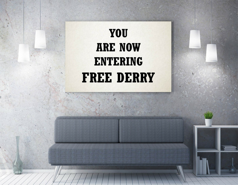 Canvas Wall Art | Handmade Derry Artwork - Deep Frame Canvas Print