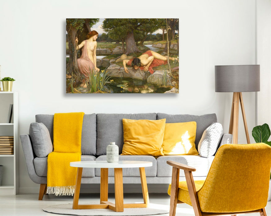 CANVAS WALL ART PRINT ARTWORK PAINTING John William Waterhouse Echo & Narcissus