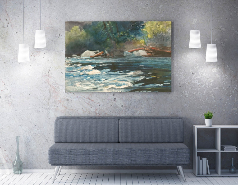 Canvas Wall Art – Winslow Homer Print | Premium Handmade Hudson River Painting
