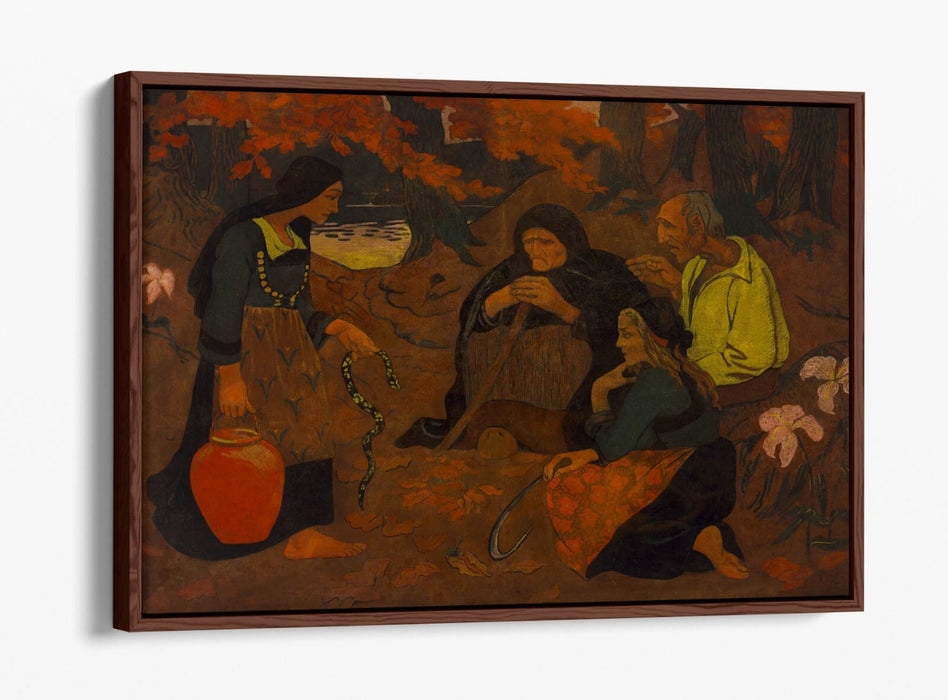 PAUL SERUSIER, SERPENT EATERS -FLOAT EFFECT CANVAS WALL ART PIC PRINT