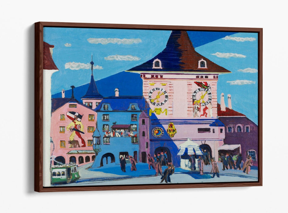 Canvas Wall Art Print – Kirchner Bern With Belltower | Premium Float Effect Canvas