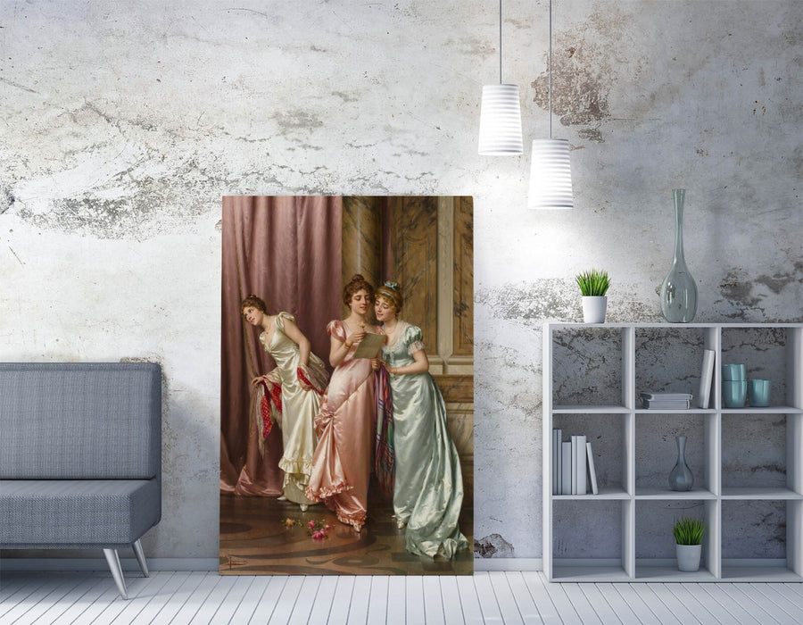 VITTORIO REGGIANINI, AN ILICIT LETTER -CANVAS WALL ART ARTWORK PRINT
