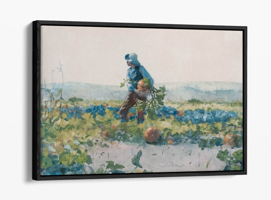 Canvas Wall Art Print - Winslow Homer For Farmer's Boy | Float Effect Canvas UK