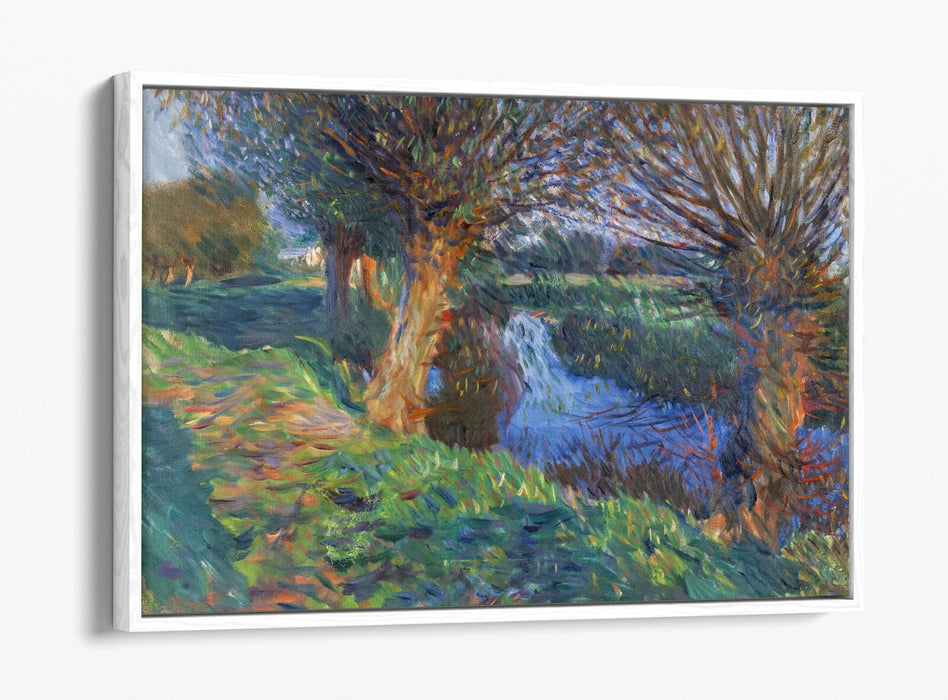 Canvas Wall Art Print With Float Effect | John Singer Sargent At Calcot Premium Frame
