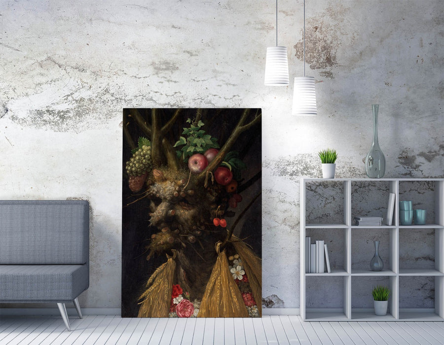 Canvas Wall Art - Giuseppe Acrimboldo Four Seasons Artwork | Premium Handmade Print