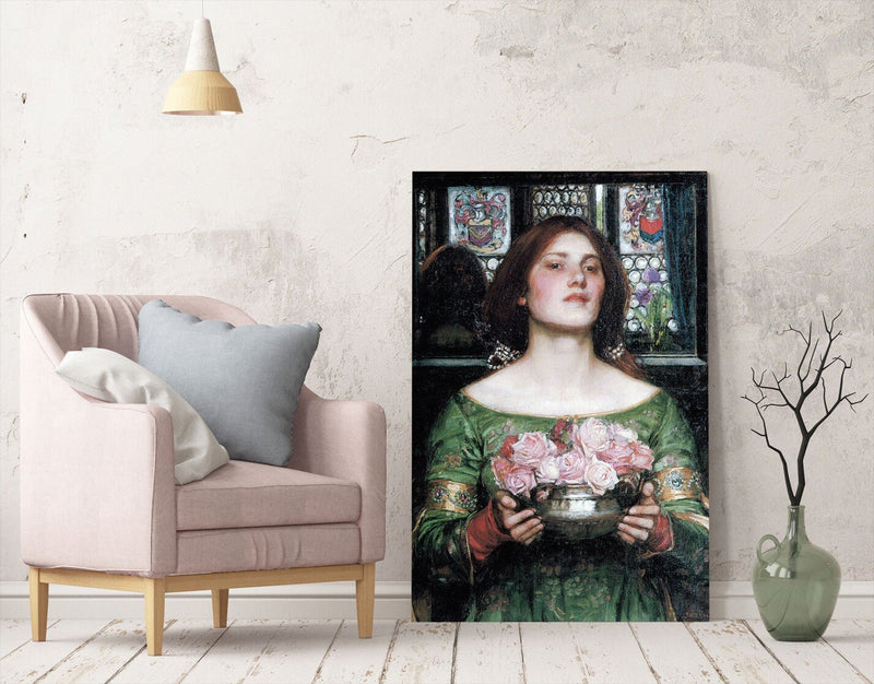 Canvas Wall Art – Handmade John W Waterhouse Print With Premium Varnish Finish