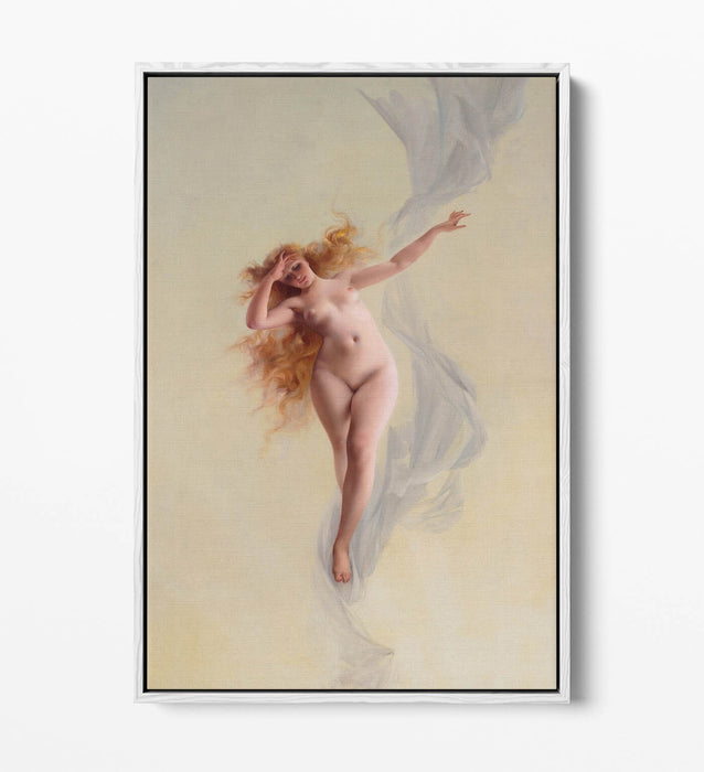 Canvas Wall Art Print - Luis Ricardo Falero Dawn | Float Effect Canvas Decor