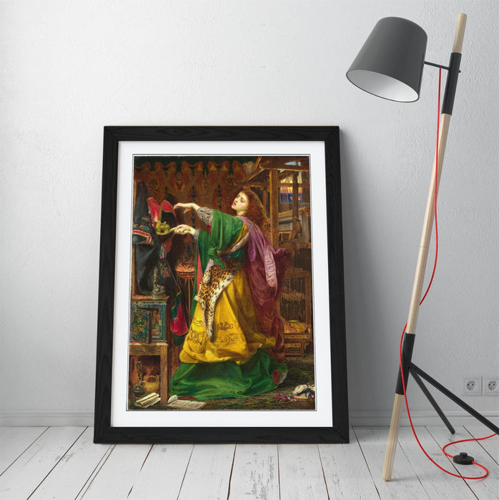 Framed Wall Art - Frederick Sandys Morgan Le Fay Poster Print With Handmade UK Frame