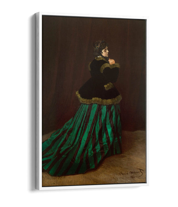 Float Effect Canvas Art – Monet Camille Print With Premium Frame & Vibrant Colors