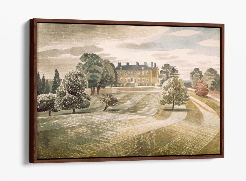 Float Effect Canvas Art – Premium Handmade Beige Wall Print with 30mm Deep Frame