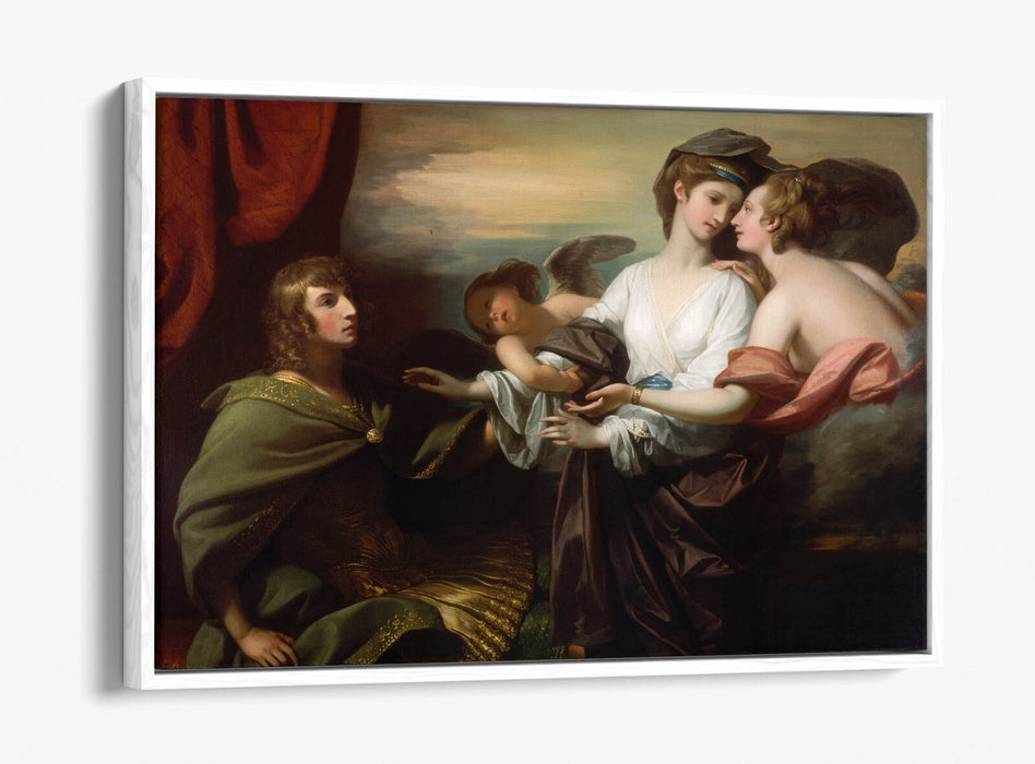 Canvas Wall Art Print - Benjamin West Helen Brought To Paris | Float Effect Canvas