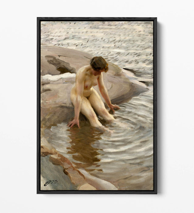 Float Effect Canvas Art – Premium Anders Zorn Wall Decor With Stylish Float Frame
