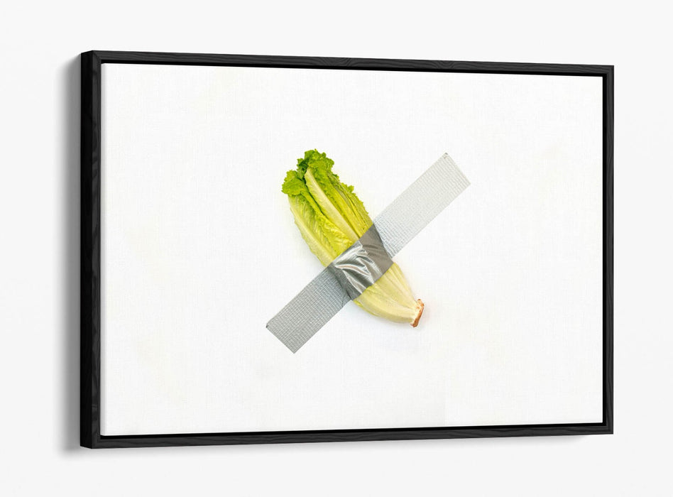 Canvas Wall Art - Modern Kitchen Decor | Float Effect Handmade Print With Premium Frame