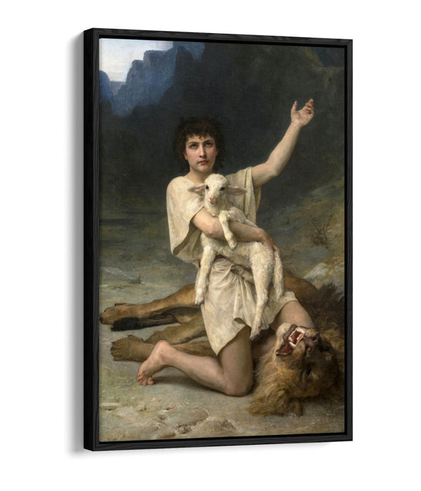 Canvas Wall Art - Elizabeth Jane Gardner David The Shepherd Float Effect Print