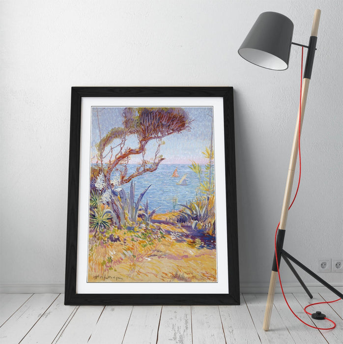 Framed Art Poster - Mediterranean Wall Art Print by William Dodge | Handmade UK Frame