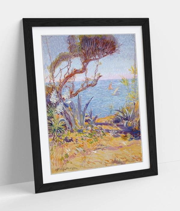 Framed Art Poster - Mediterranean Wall Art Print by William Dodge | Handmade UK Frame