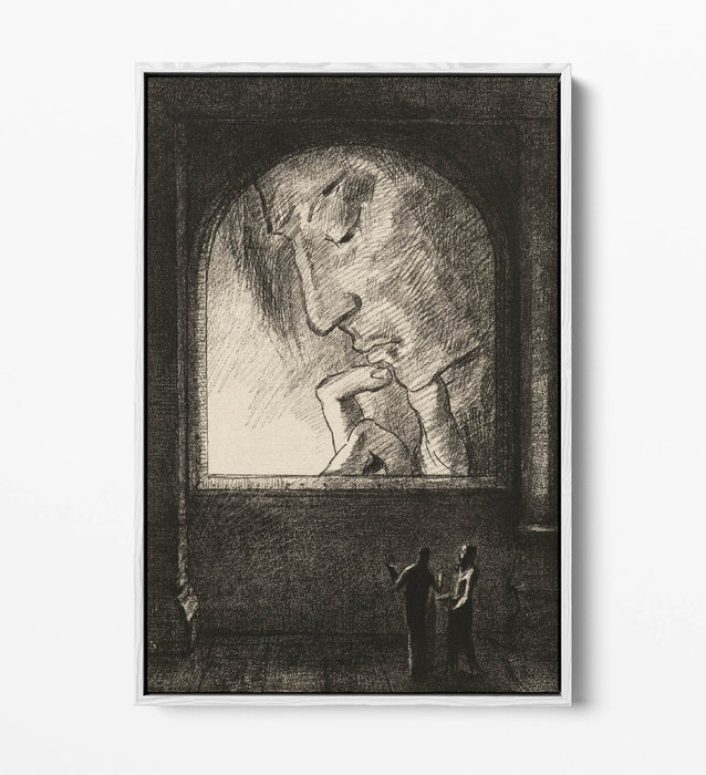 ODILON REDON, LIGHT -FLOAT EFFECT CANVAS WALL ART PRINT