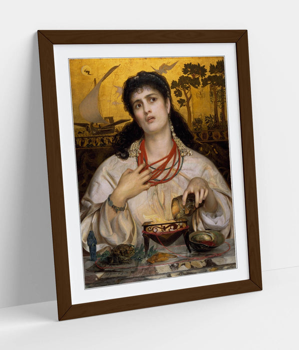 Framed Wall Art Frederick Sandys Medea - Classic Handmade Poster Print 4 Sizes
