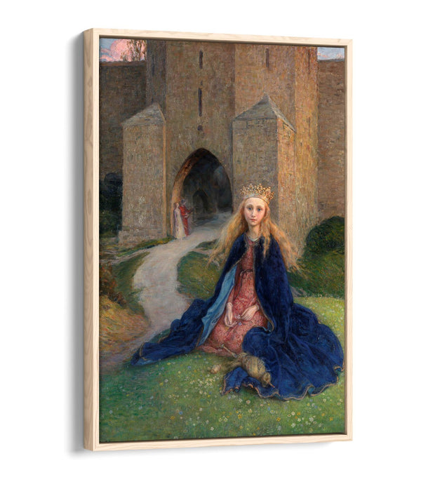 Float Effect Canvas Art - HANNA PAULI Princess Wall Decor on MDF Frame