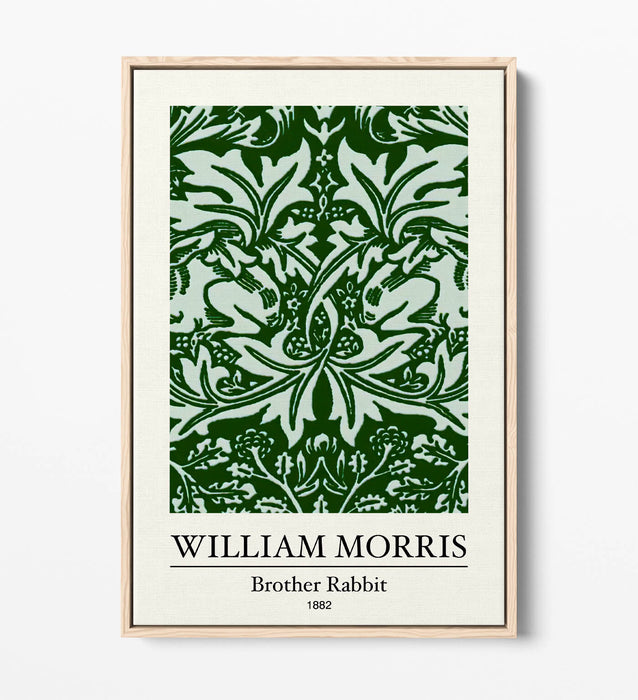 Floral Canvas Art – Premium Float Frame Botanical Canvas Print with Vibrant Color