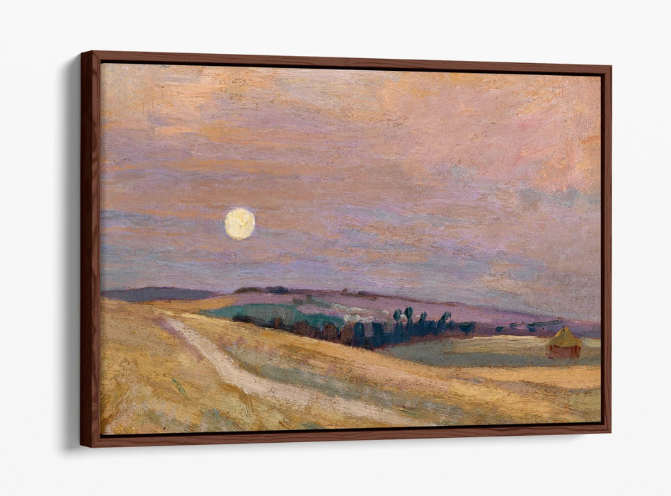 Float Effect Canvas Art – Emilie Mediz-Pelikan Sunset | Premium Deep Frame Print