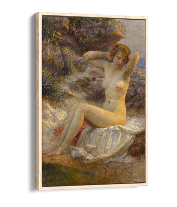 Canvas Wall Art - VLAHO BUKOVAC The Bather | Premium Float Effect Print
