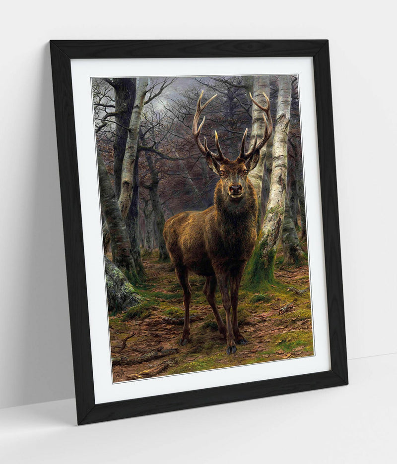 Framed Art Print – Rosa Bonheur King Of The Forest | Handmade Wall Art Decor