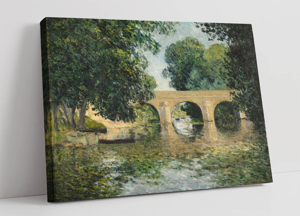 Canvas Wall Art - Maxime Maufra Old Bridge Artwork | Handmade UK Canvas Print