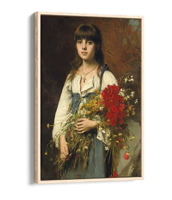 ALEXEI HARLAMOV, SUMMERTIME -FLOAT EFFECT CANVAS WALL ART PRINT