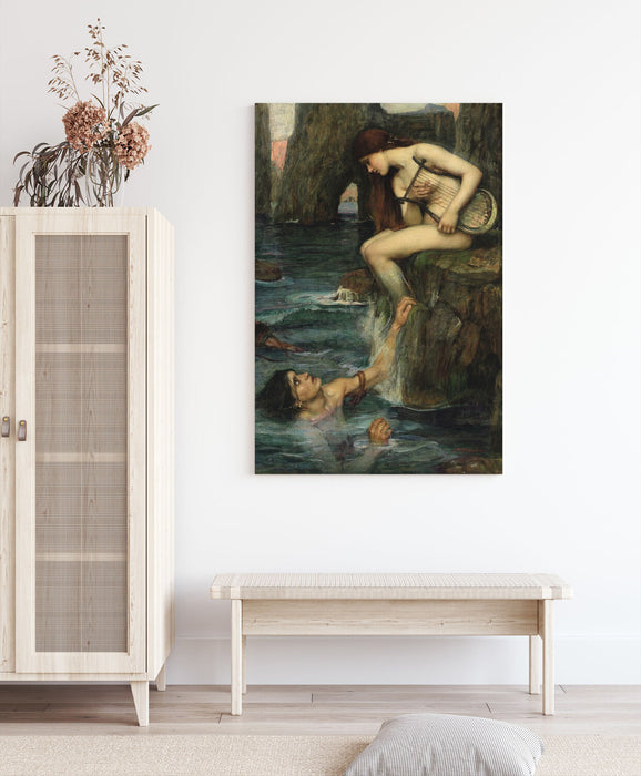 CANVAS WALL ART PAINTING PRINT ARTWORK WOMAN John William Waterhouse The Siren