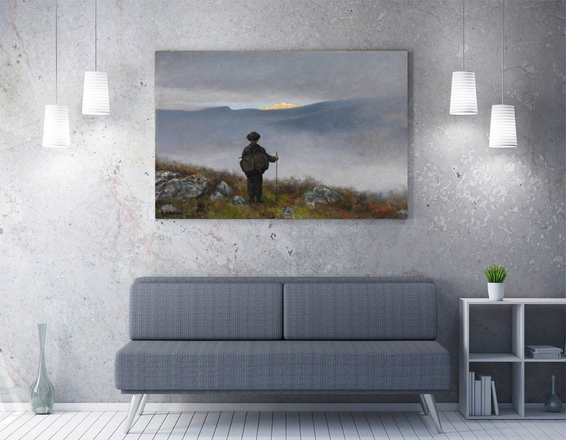 Canvas Wall Art Theodor Kittelsen Print - Premium Handmade Canvas Artwork