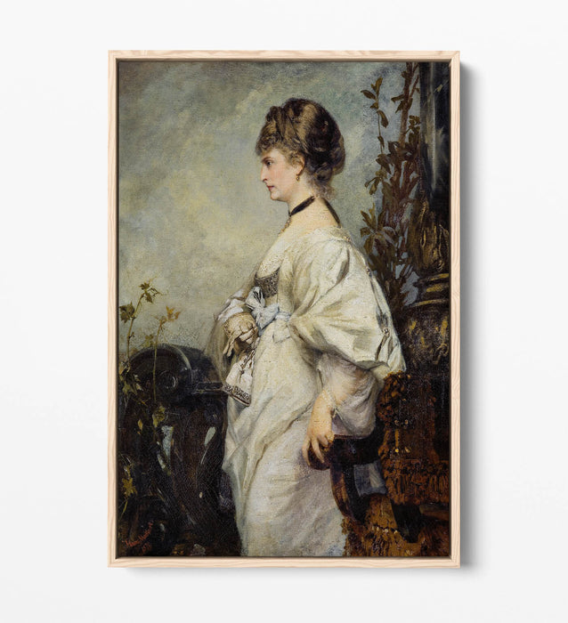 HANS MAKART, MAGDALENA PLACH -FLOAT EFFECT CANVAS WALL ART PIC PRINT