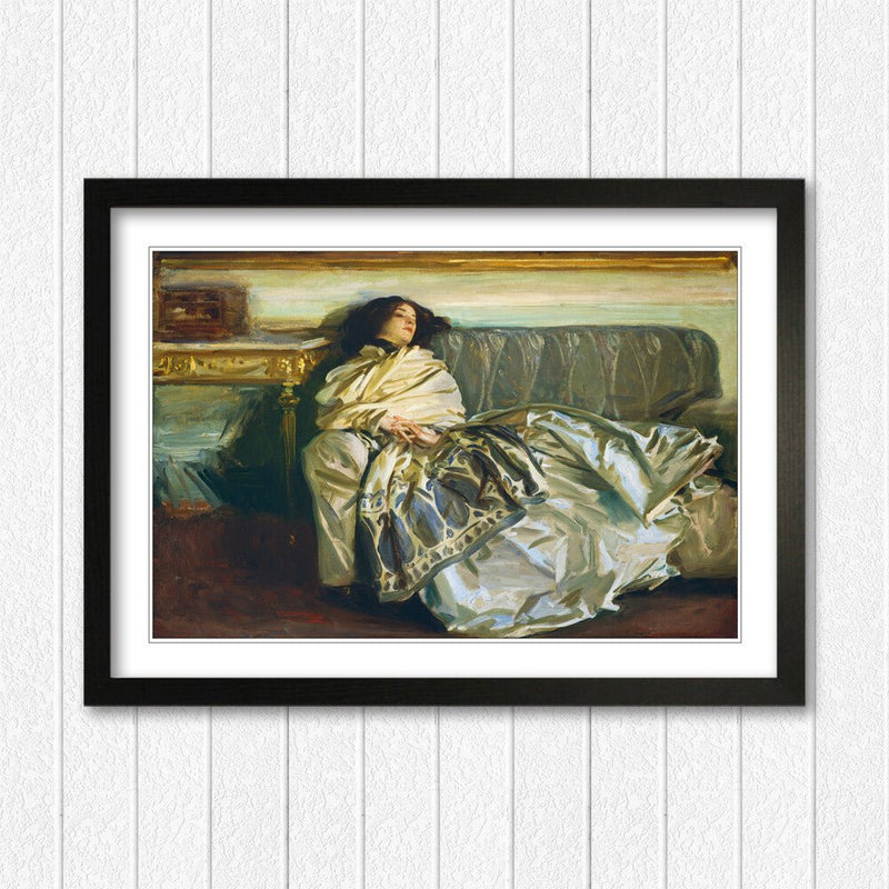 Framed Art Poster - John Singer Sargent Spanish Dancer Print | Matte Paper, Ready To Hang