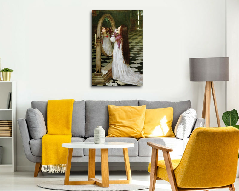 Canvas Wall Art – Framed Canvas Print of John W Waterhouse Mariana in the South
