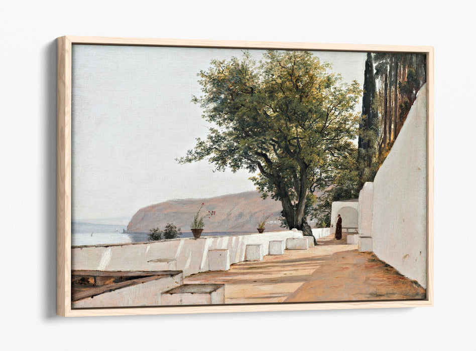 Canvas Wall Art - Sea Scene Canvas Print With Float Effect & Premium Frame