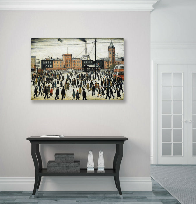 Going to Work CANVAS WALL ART PRINT ARTWORK PAINTING PICTURE Ls Lowry Style