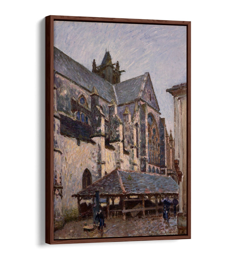 Canvas Wall Art Print Featuring Alfred Sisley | Float Effect Premium Canvas Frame