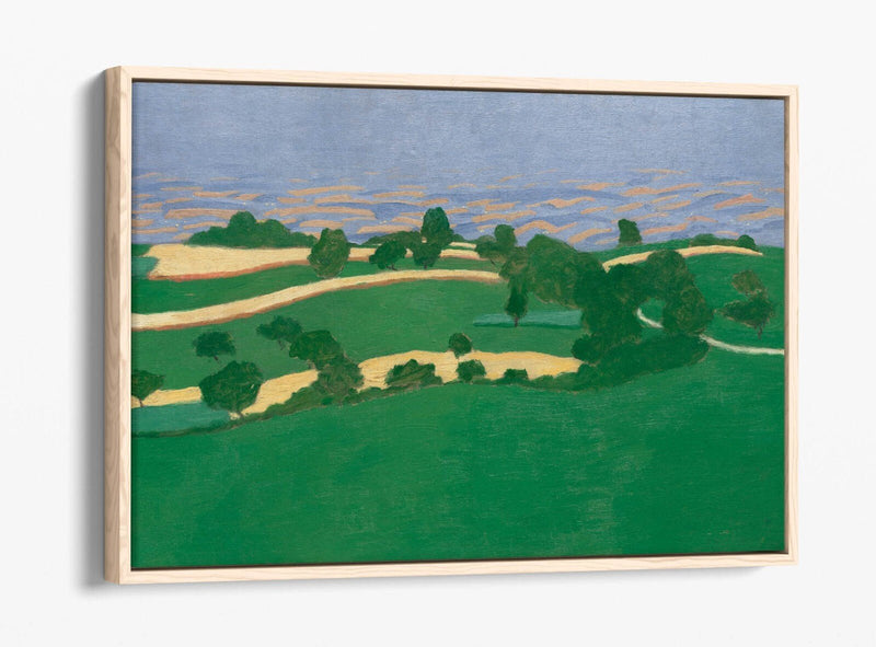 Float Effect Canvas Art - Felix Vallotton Corn Fields | Premium Frame, Ready to Hang