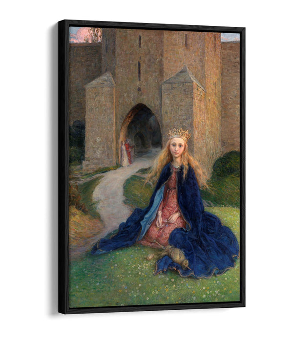 Float Effect Canvas Art - HANNA PAULI Princess Wall Decor on MDF Frame