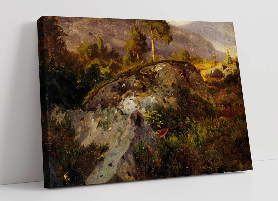 Canvas Wall Art – Hans Gude Landscape Canvas Print | Handmade Premium Painting