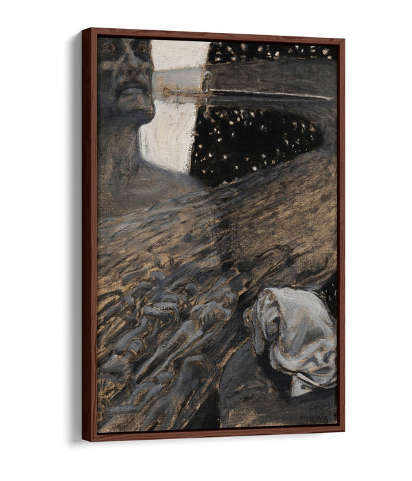 Canvas Wall Art Print – AskelI Gallen-Kallela River Of The Dead With Float Effect