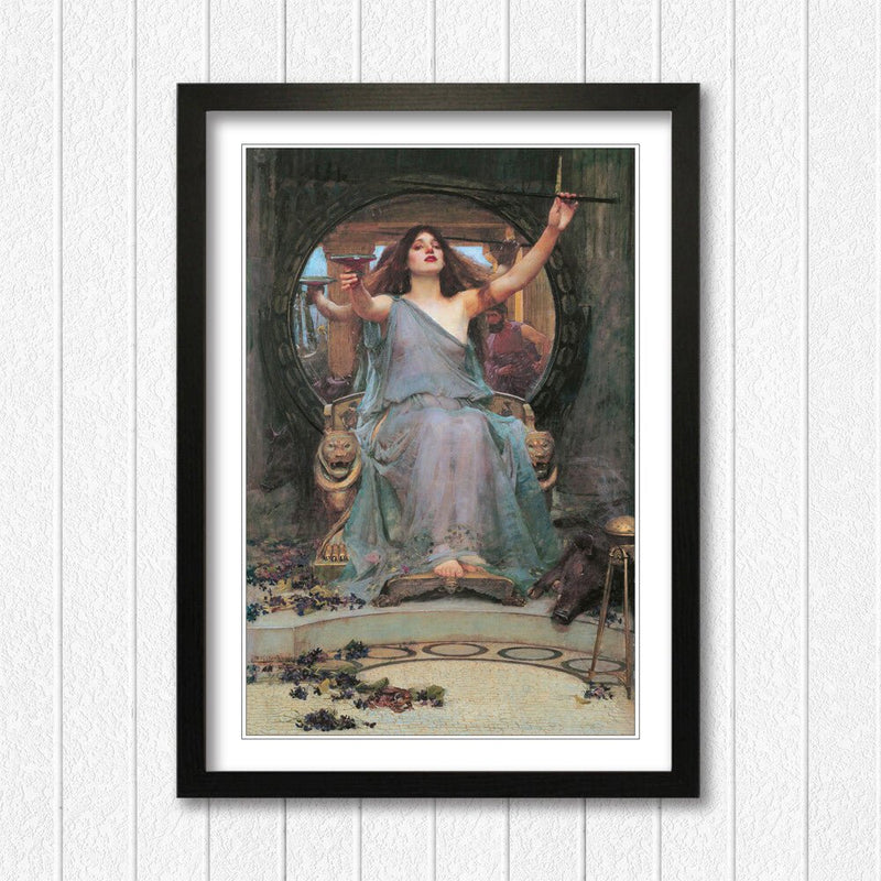 Framed Art Poster - John William Waterhouse Circe Painting Print | Handmade UK Frame